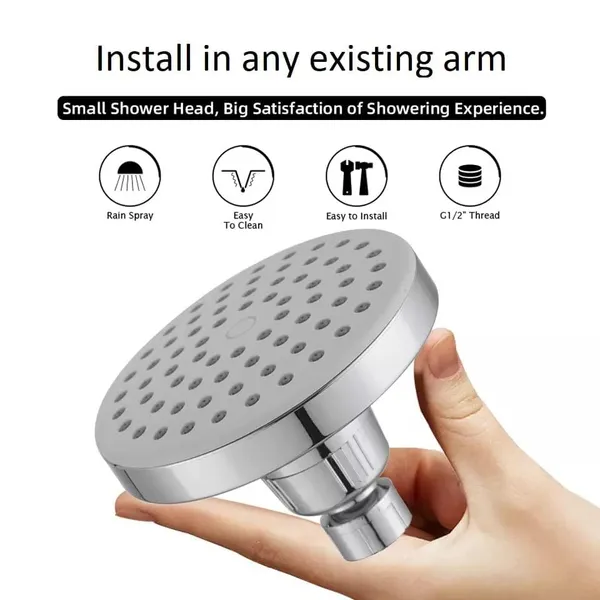 Silver_Abs_4-Inch_Rain_Flow_Overhead_Shower_With_Arm_|_Chrome_Finished_Shower_Head_For_Bathroom(Ohs-512C-R6)