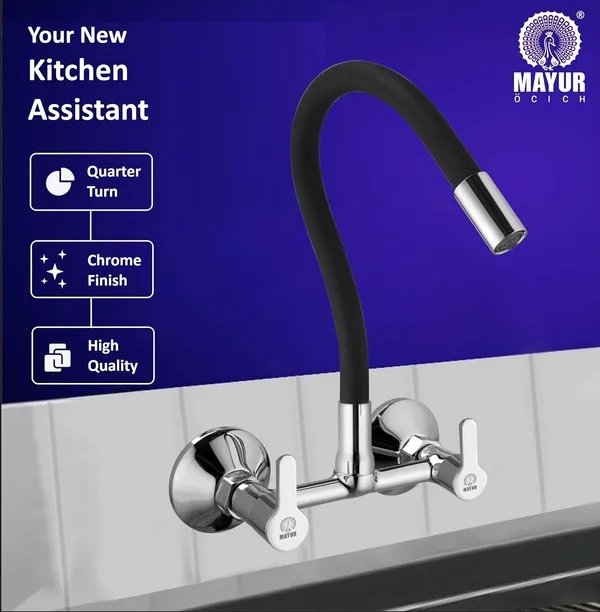 Silver_Brass_Kitchen_Sink_Mixer_Tap_|_Flexible_360_Silicone_Swivel_Spout_|_Hot_&_Cold_Dual_Handle_Faucet_For_Kitchen_|_Chrome_Finish_With_10-Year_Warranty_(FUSION-2704Sf).