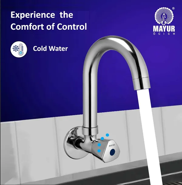 MAYUR_ÖCICH_Brass_Kitchen_Sink_Tap_Faucet_With_360_Swivel_Spout_|_Chrome_Finish_|_Cold_Water_|_10-Year_Warranty