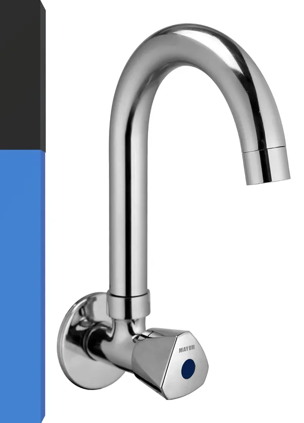 MAYUR_ÖCICH_Brass_Kitchen_Sink_Tap_Faucet_With_360_Swivel_Spout_|_Chrome_Finish_|_Cold_Water_|_10-Year_Warranty