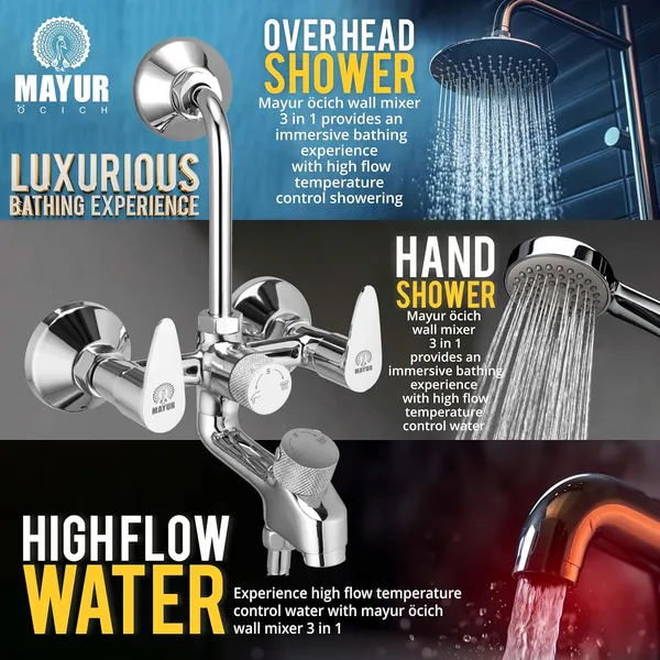 Silver_Brass_3-In-1_Wall_Mixer_Tap_For_Bathroom_With_6_Inch_Overhead_And_Hand_Shower_Set_(Trendy-1710-Rain-Gflow)