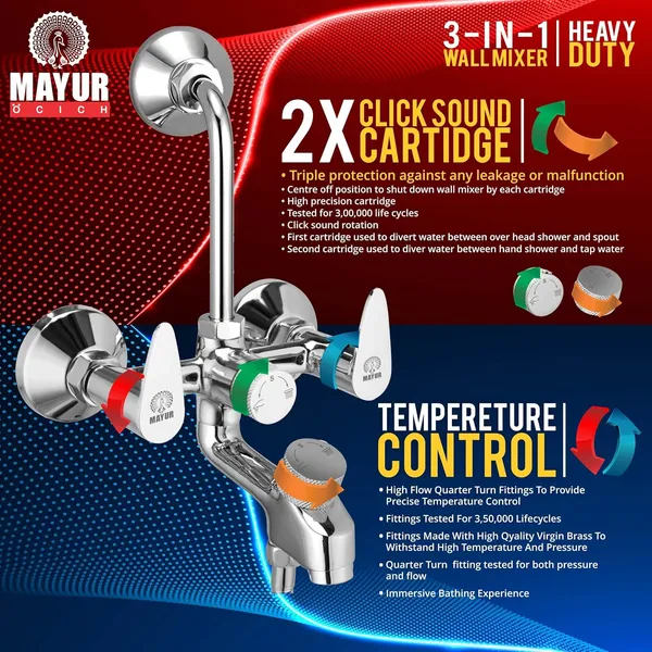 Silver_Brass_3-In-1_Wall_Mixer_Tap_For_Bathroom_With_6_Inch_Overhead_And_Hand_Shower_Set_(Trendy-1710-Rain-Gflow)
