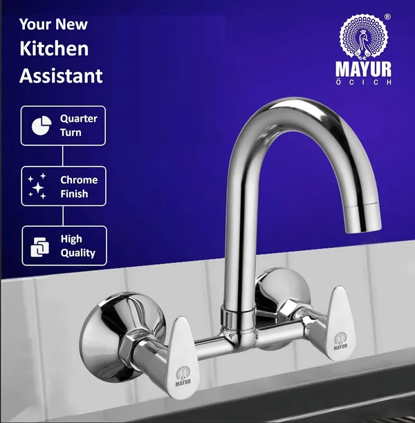 MAYUR_ÖCICH_Brass_Kitchen_Sink_Mixer_Tap_|_360_Swivel_Spout_|_Hot_&_Cold_Dual_Handle_Faucet_For_Kitchen_|_Chrome_Finish_|_10-Year_Warranty