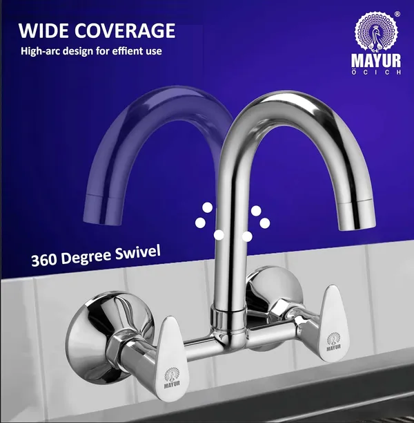 MAYUR_ÖCICH_Brass_Kitchen_Sink_Mixer_Tap_|_360_Swivel_Spout_|_Hot_&_Cold_Dual_Handle_Faucet_For_Kitchen_|_Chrome_Finish_|_10-Year_Warranty
