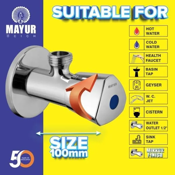 MAYUR_ÖCICH_Brass_Angle_Valve_With_Wall_Flange_For_Bathroom_And_Kitchen_(TRI)