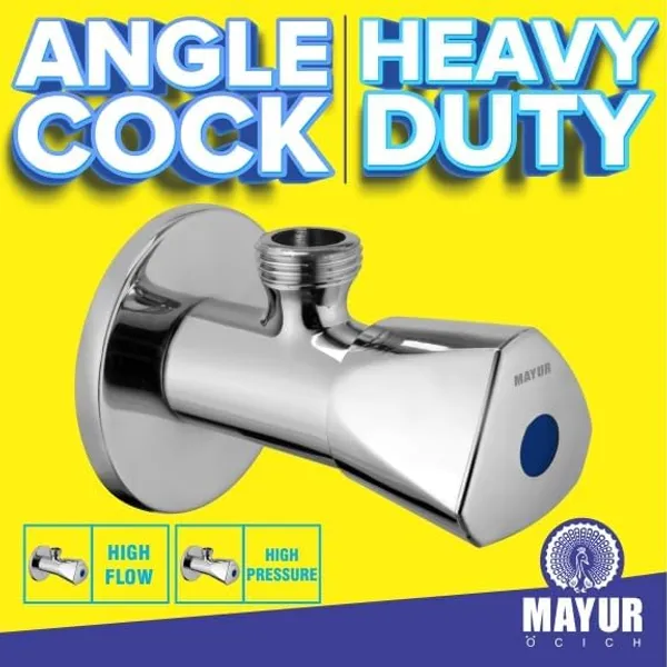 MAYUR_ÖCICH_Brass_Angle_Valve_With_Wall_Flange_For_Bathroom_And_Kitchen_(TRI)