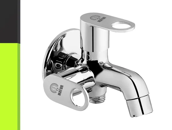 MAYUR_ÖCICH_Brass_2_In_1_Bib_Tap_For_Bathroom_With_Wall_Flange_10_Years_Warranty_+