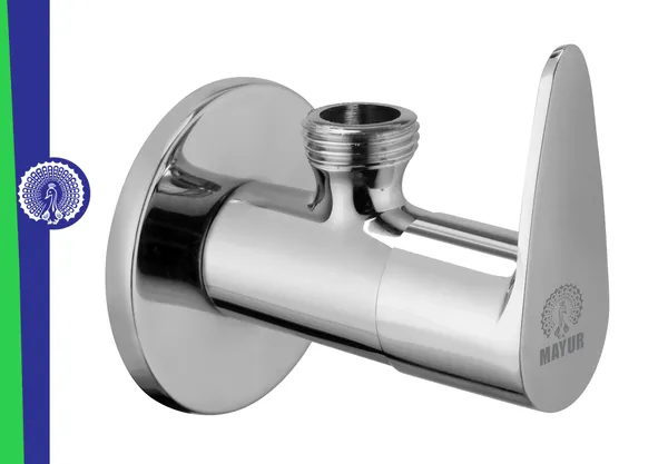 MAYUR_ÖCICH_Brass_Angle_Valve_With_Wall_Flange_For_Bathroom_And_Kitchen_(TRENDY)