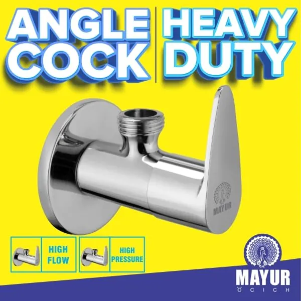 MAYUR_ÖCICH_Brass_Angle_Valve_With_Wall_Flange_For_Bathroom_And_Kitchen_(TRENDY)