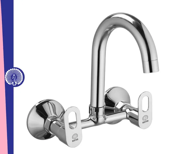 MAYUR_ÖCICH_Brass_Kitchen_Sink_Mixer_Tap_|_360_Swivel_Spout_|_Hot_&_Cold_Dual_Handle_Faucet_For_Kitchen_|_Chrome_Finish_With_Foam_Flow_Aerator_&_10-Year_Warranty
