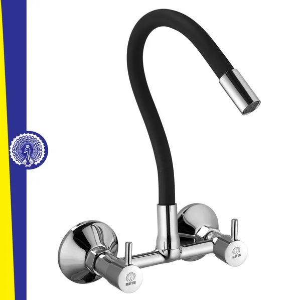 MAYUR_ÖCICH_Brass_Kitchen_Sink_Mixer_Tap_|_Flexible_360_Silicone_Swivel_Spout_|_Hot_&_Cold_Dual_Handle_Faucet_For_Kitchen_|_Chrome_Finish_|_10-Year_Warranty