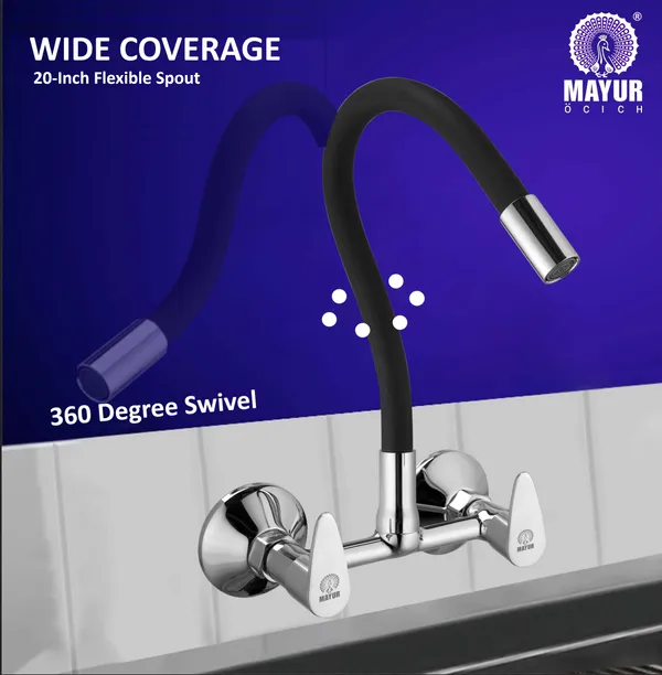 Brass_Kitchen_Sink_Mixer_Tap_|_Flexible_360_Silicone_Swivel_Spout_|_Hot_&_Cold_Dual_Handle_Faucet_For_Kitchen_|_Chrome_Finish_With_10-Year_Warranty_(Trendy-1704SF).