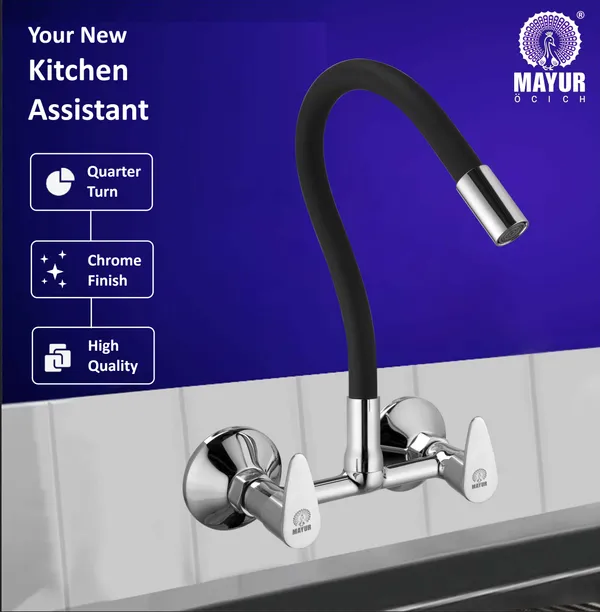 Brass_Kitchen_Sink_Mixer_Tap_|_Flexible_360_Silicone_Swivel_Spout_|_Hot_&_Cold_Dual_Handle_Faucet_For_Kitchen_|_Chrome_Finish_With_10-Year_Warranty_(Trendy-1704SF).