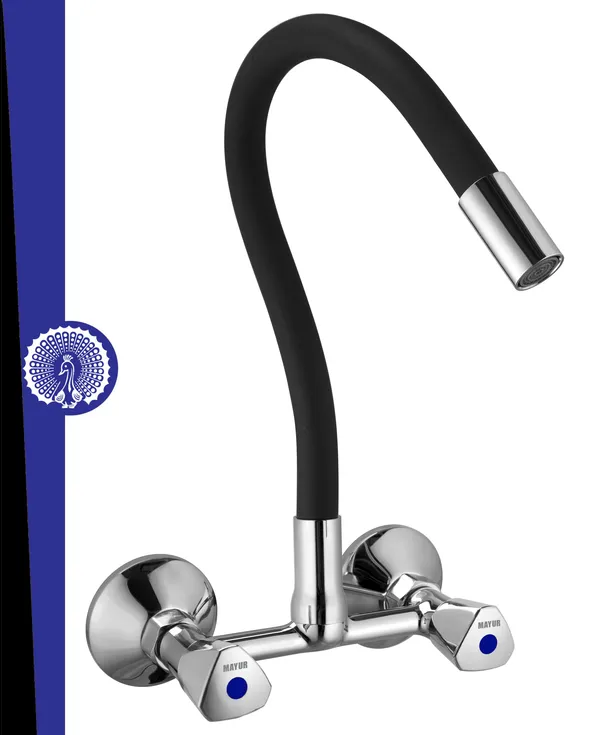 MAYUR_ÖCICH_Brass_Kitchen_Sink_Mixer_Tap_|_Flexible_360_Silicone_Swivel_Spout_|_Hot_&_Cold_Dual_Handle_Faucet_For_Kitchen_|_Chrome_Finish_|_10-Year_Warranty