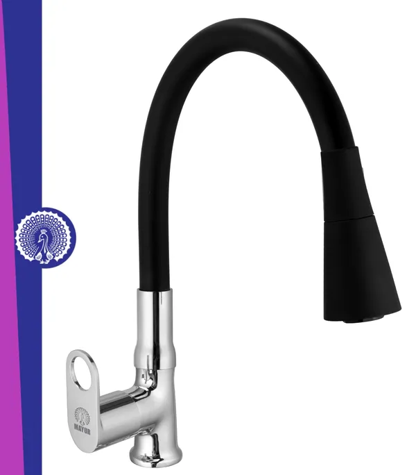 MAYUR_ÖCICH_Brass_Swan_Neck_Kitchen_Sink_Tap_With_Flexible_Dual_Flow_Spout_|_360_Swivel_|_Cold_Water_Faucet_With_Silicone_Spout_|_Chrome_Finish_|_Premium_Brass_Build_|_10-Year_Warranty_(ORNIX)