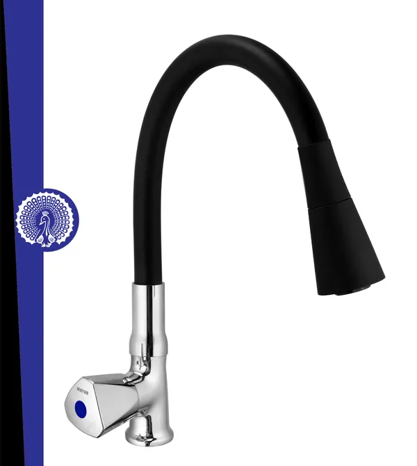 MAYUR_ÖCICH_Brass_Swan_Neck_Kitchen_Sink_Tap_With_Flexible_Dual_Flow_Spout_|_360_Swivel_|_Cold_Water_Faucet_With_Silicone_Spout_|_Chrome_Finish_|_Premium_Brass_Build_|_10-Year_Warranty_(TRI)