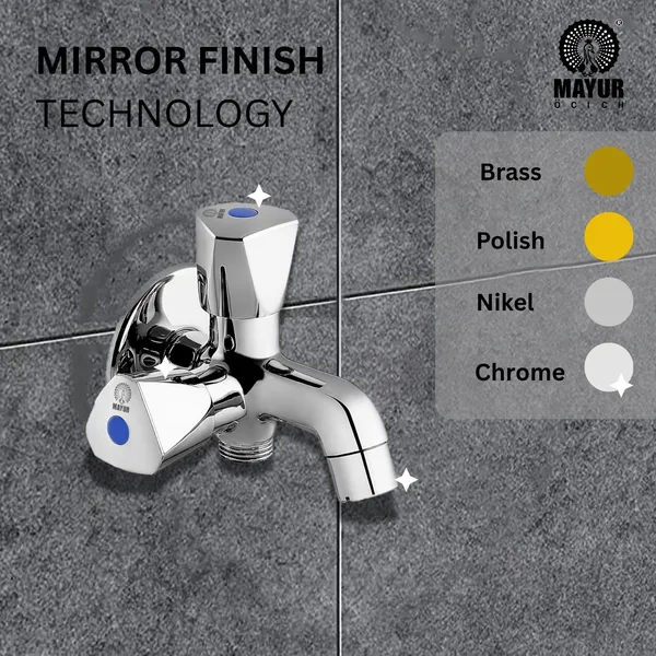 MAYUR_ÖCICH_Brass_2_In_1_Bib_Tap_For_Bathroom_With_Wall_Flange_10_Years_Warranty_+