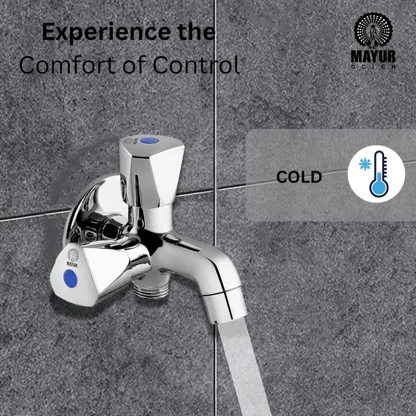 MAYUR_ÖCICH_Brass_2_In_1_Bib_Tap_For_Bathroom_With_Wall_Flange_10_Years_Warranty_+