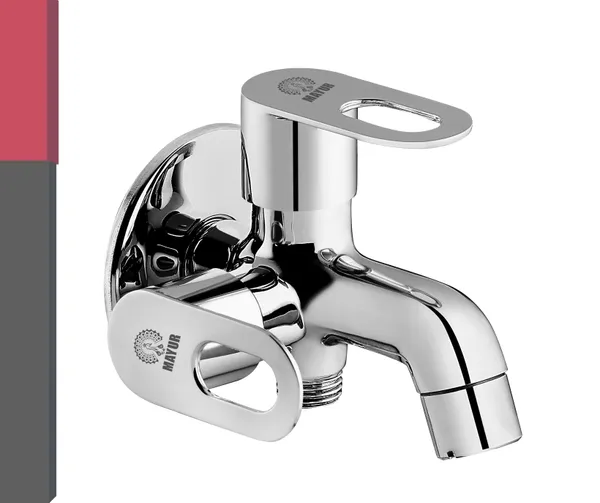 MAYUR_ÖCICH_Brass_2_In_1_Bib_Tap_For_Bathroom_With_Wall_Flange_10_Years_Warranty_+