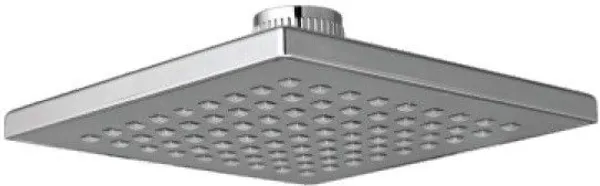 MAYUR_ÖCICH_ABS_6-INCH_Rain_Flow_Overhead_Shower_With_6"_Arm_and_Wall_Flange_|_Chrome_Finished_Shower_Head_for_Bathroom(RAIN6CATNO571)