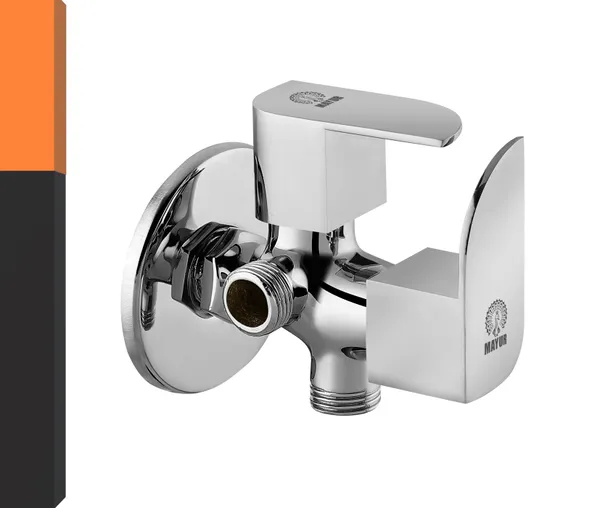 MAYUR_ÖCICH_Brass_2_Way_Angle_Valve_Cock_With_Wall_Flange_For_Bathroom/Kitchen_(ALIVE)_10_Years_Warranty