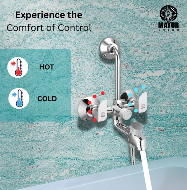 MAYUR_ÖCICH_Brass_3-In-1_Wall_Mixer_Tap_For_Bathroom_With_Overhead_&_Hand_Shower_Arrangement_|_Chrome_Finish_|_Hot_&_Cold_Water_Mixer_|_10-Year_Warranty