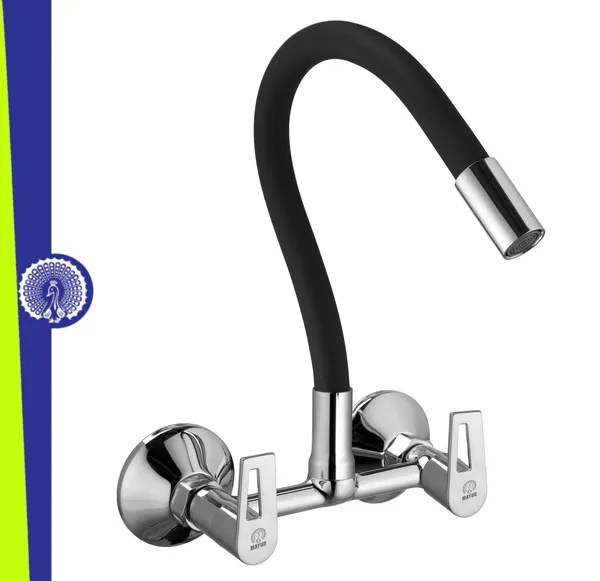 MAYUR_ÖCICH_Brass_Kitchen_Sink_Mixer_Tap_|_Flexible_360_Silicone_Swivel_Spout_|_Hot_&_Cold_Dual_Handle_Faucet_For_Kitchen_|_Chrome_Finish_|_10-Year_Warranty