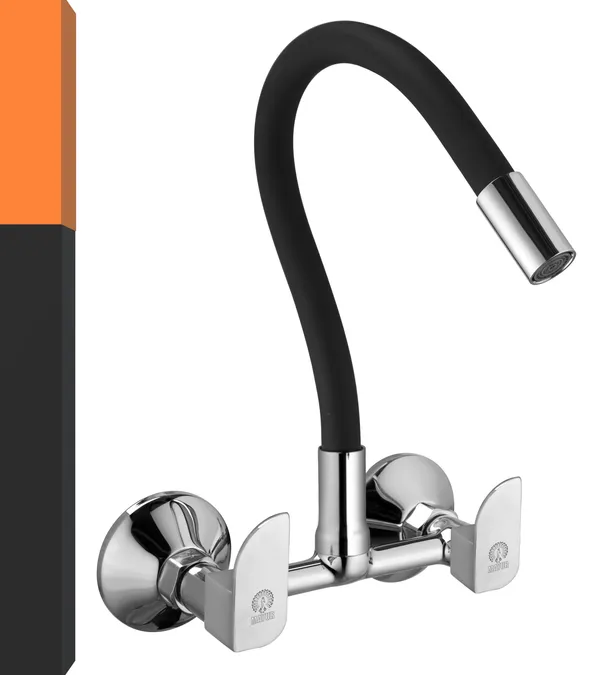 MAYUR_ÖCICH_Brass_Kitchen_Sink_Mixer_Tap_|_Flexible_360_Silicone_Swivel_Spout_|_Hot_&_Cold_Dual_Handle_Faucet_For_Kitchen_|_Chrome_Finish_|_10-Year_Warranty