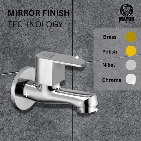 MAYUR_ÖCICH_Brass_Short_Body_Bib_Tap_With_Wall_Flange_For_Bathroom_And_Kitchen_|_10_Year_Warranty