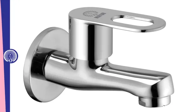 MAYUR_ÖCICH_Brass_Short_Body_Bib_Tap_With_Wall_Flange_For_Bathroom_And_Kitchen_|_10_Year_Warranty