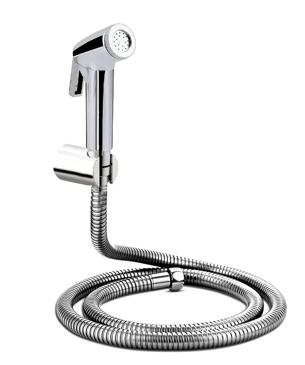 MAYUR_ÖCICH,_ABS_Health_Faucet_Set_(Durable)_with_1_Meter_C.P._Tube_Hose_&_Hook_(HF-561)