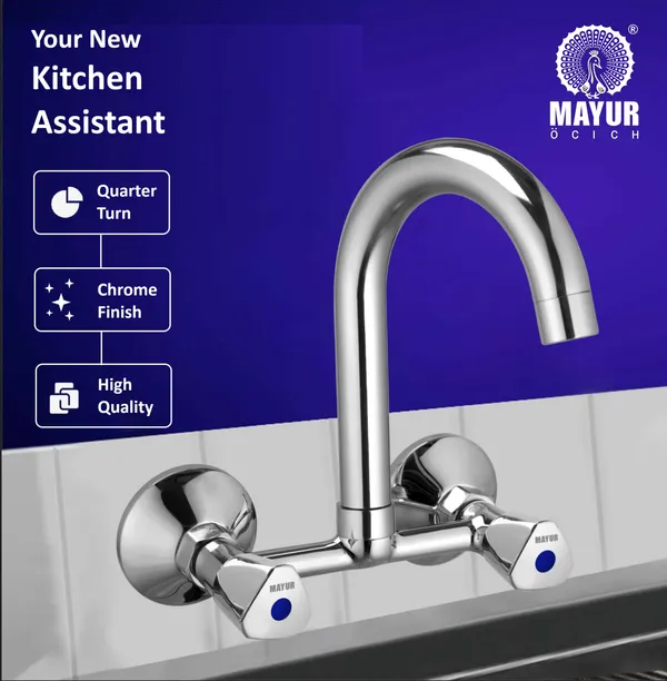 Silver_Brass_Kitchen_Sink_Mixer_Tap_|_360_Swivel_Spout_|_Hot_&_Cold_Dual_Handle_Faucet_For_Kitchen_|_Chrome_Finish_With_Foam_Flow_Aerator_&_10-Year_Warranty_(TRI-0704)