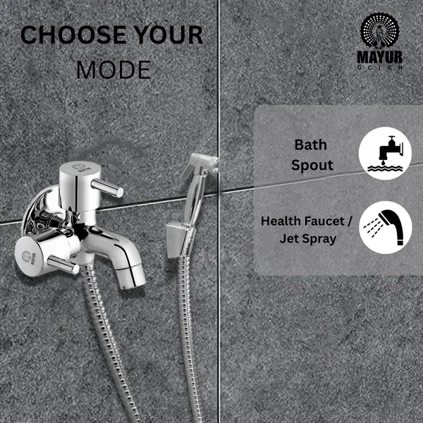 MAYUR_ÖCICH_Brass_2_In_1_Bib_Tap_For_Bathroom_With_Wall_Flange_10_Years_Warranty_+