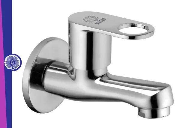 Brass_Short_Body_Bib_Tap_With_Wall_Flange_For_Bathroom_And_Kitchen_|_10_Year_Warranty