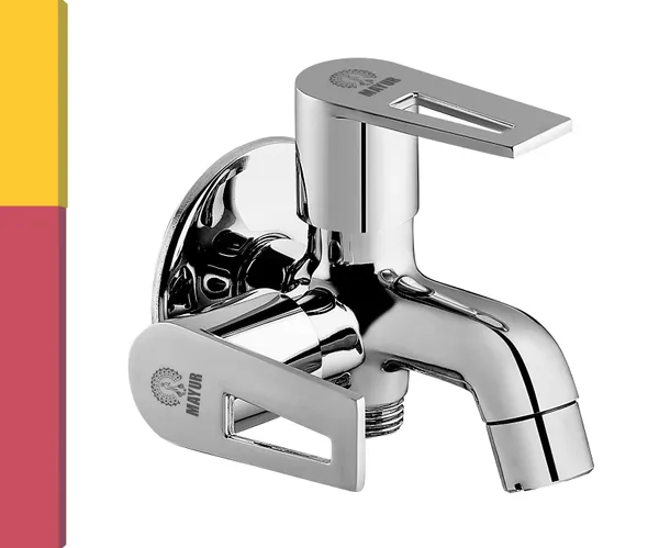 MAYUR_ÖCICH_Brass_2_In_1_Bib_Tap_For_Bathroom_With_Wall_Flange_10_Years_Warranty_+