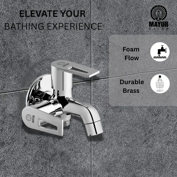 MAYUR_ÖCICH_Brass_2_In_1_Bib_Tap_For_Bathroom_With_Wall_Flange_10_Years_Warranty_+