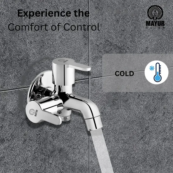 MAYUR_ÖCICH_Brass_2_In_1_Bib_Tap_For_Bathroom_With_Wall_Flange_10_Years_Warranty_+