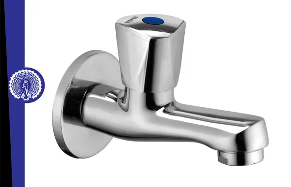MAYUR_ÖCICH_Brass_Short_Body_Bib_Tap_With_Wall_Flange_For_Bathroom_And_Kitchen_|_10_Year_Warranty