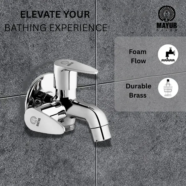 MAYUR_ÖCICH_Brass_2_In_1_Bib_Tap_For_Bathroom_With_Wall_Flange_10_Years_Warranty_+