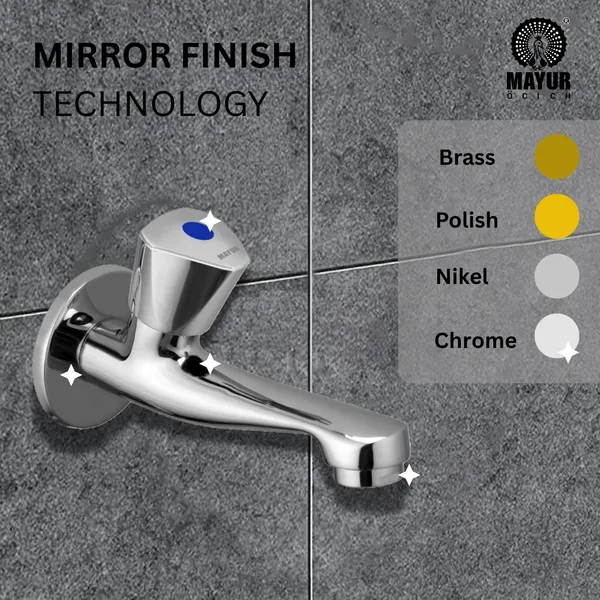 MAYUR_ÖCICH_Brass_Long_Body_Bib_Tap_For_Bathroom_And_Kitchen_With_Wall_Flange_|_10_Years_Warranty