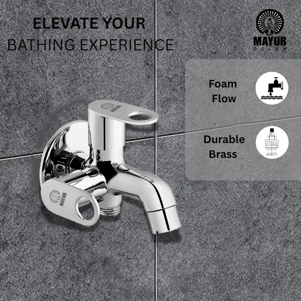 MAYUR_ÖCICH_Brass_2_In_1_Bib_Tap_For_Bathroom_With_Wall_Flange_10_Years_Warranty_+