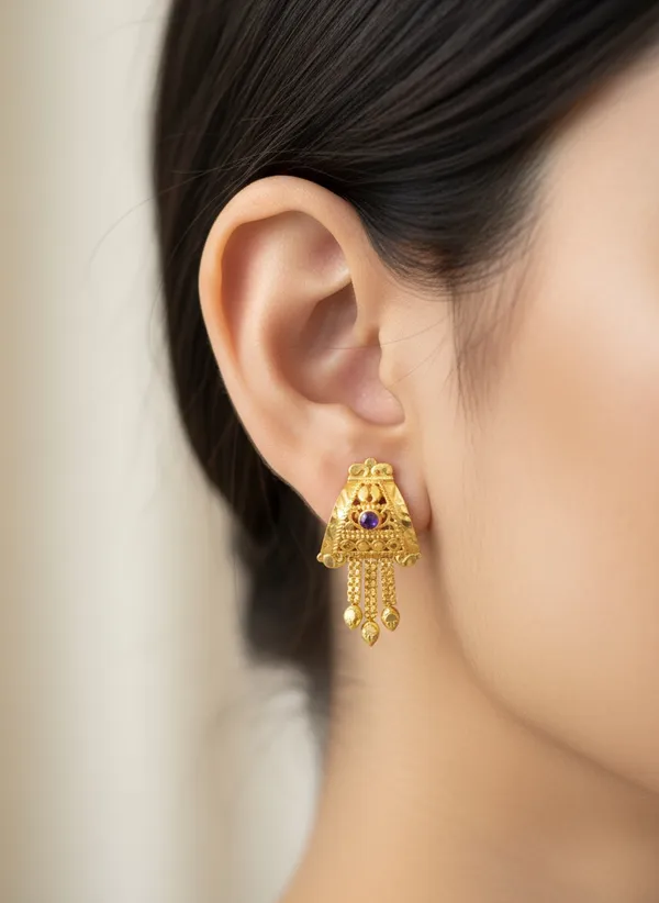 Gold_Plated_Dome_Eartops_For_Women_(100_mg_Gold)