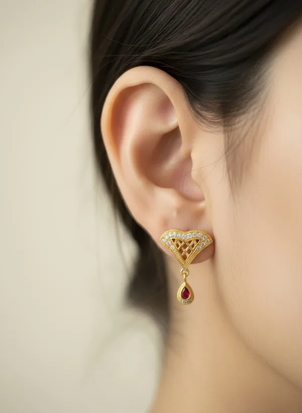 Gold_Plated_Twin_Stack_V_Shape_Earrings_For_Women_(100_mg_Gold)