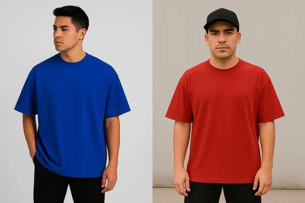 Oversized_Tshirt_-_Pack_of_2_-_Royal_Blue_&_Red