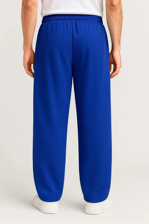 Royal_Blue_Cotton_French_Terry_Unisex_Baggy_Fit_Pants