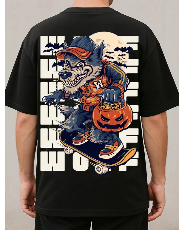Black_Cotton_Graphic_"WOLF"_Oversized_Fit_T-Shirt