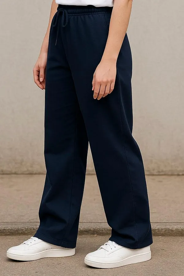 Navy_Blue_Cotton_French_Terry_Unisex_Baggy_Fit_Pants