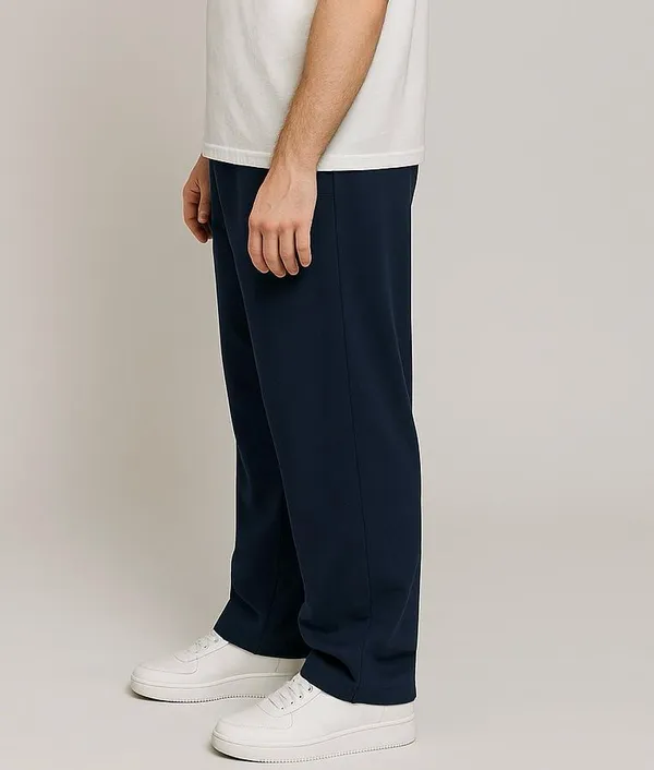 Navy_Blue_Cotton_French_Terry_Unisex_Baggy_Fit_Pants