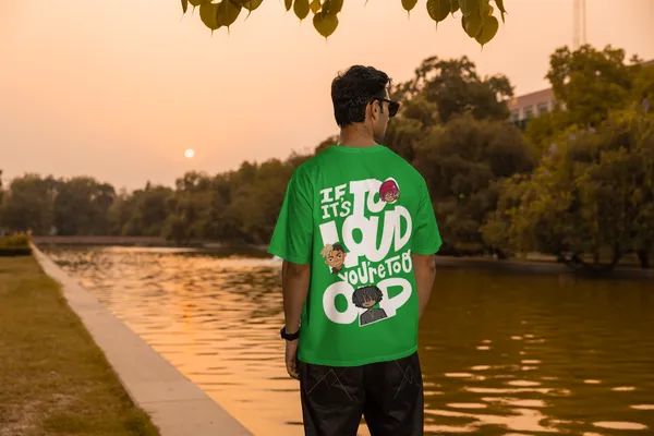 If_Its_Too_Loud,_You'Re_Too_Old_Oversized_Fit_T-Shirt