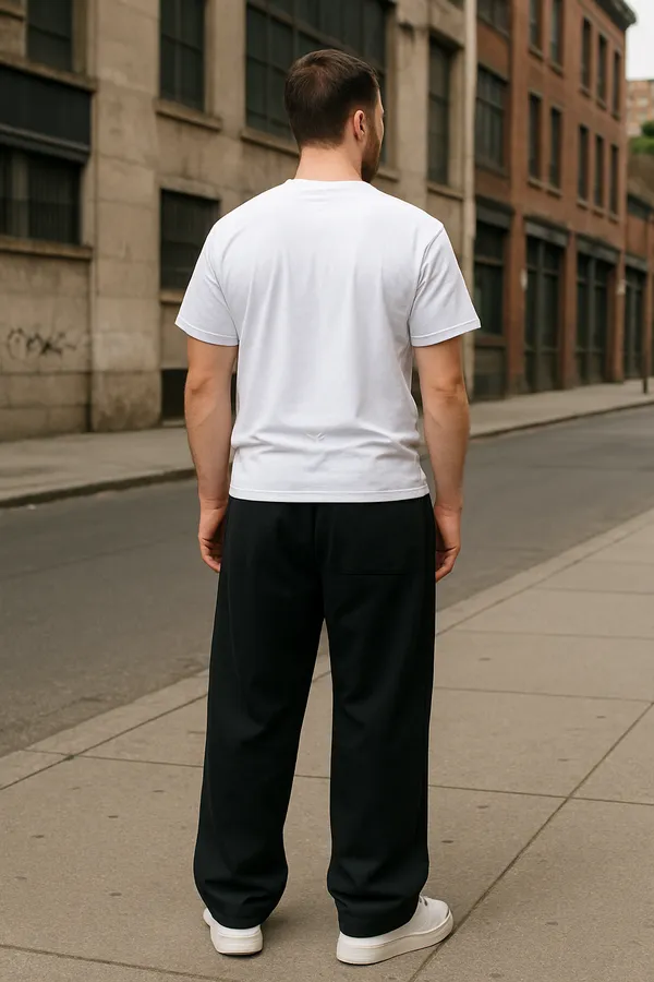 Black_Cotton_French_Terry_Unisex_Baggy_Fit_Pants